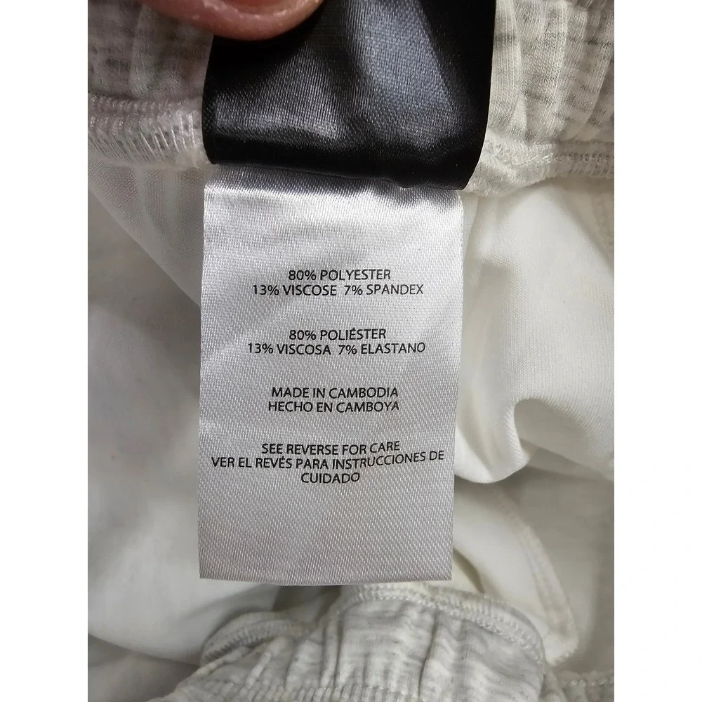 Express Womens Cargo Jogger Pants Grey Polyester Blend Casual Size XL